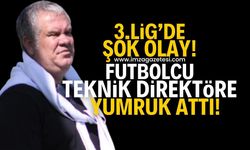 Nesine 3.Lig'de şok olay! Yiğit Epözdemir, kendi teknik direktörü Levent Eriş'e yumruk attı!