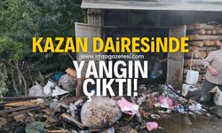 Restoranın kazan dairesinde yangın çıktı!