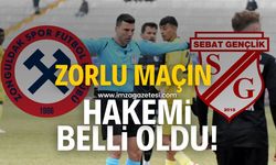 Sebat Gençlik Spor-Zonguldakspor FK maçınn hakemi belli oldu!