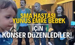 SMA hastası Yunus Emre Turan bebek için konser düzenlediler!