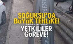 Soğuksu’da büyük tehlike! Yetkililer göreve