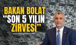 Ticaret Bakanı Ömer Bolat "Son 5 Yılın Zirvesi"