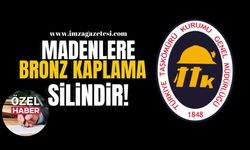 Madenlere bronz kaplama silindir!