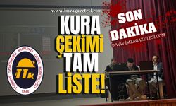 TTK'da Kura Çekimi Yapıldı! İşte TTK Kura Çekimi Sonucu Tam Liste!