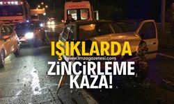 Üniversite kavşağında ışıklarda zincirleme kaza!