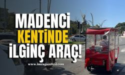 Madenci kentinde ilginç araç!