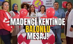 MADENCİ KENTİNDE 2024 ADET BALONLU MESAJ!