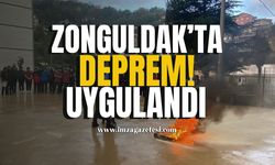 Zonguldak'ta deprem! Deprem ve Yangın Uygulamaları...