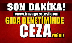 Zonguldak'ta gıda denetimde ceza yağdı! Ceza uygulananlar açıklandı!