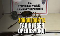 Zonguldak'ta Tarihi Eser Operasyonu!