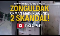 Zonguldak Orman Müdürlüğünde 2 skandal!