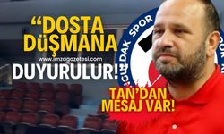 Zonguldak Spor Basket 67 Kulüp Başkanı Kanat Tan'dan mesaj var! "Dosta düşmana duyurulur!"