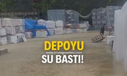 Zonguldak'ın Kozlu ilçesinde depoyu su bastı!