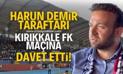 Zonguldakspor FK Kulüp Başkanı Harun Demir, taraftarları Kırıkkale FK maçına davet etti!