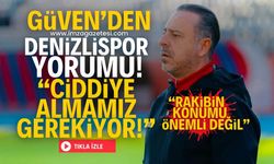 Zonguldakspor FK Teknik Direktörü Can Güven'den, Denizlispor maçı öncesi açıklama!