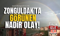 Zonguldak'ta nadir görülen doğa olayı! Her yerden göründü...