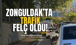 Zonguldak’ta trafik felç oldu!