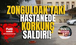 Zonguldak'taki hastanede saldırı! Önce silahla kaçırma sonra saldırı!