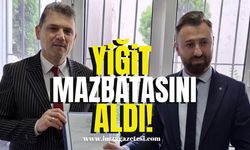 AK Parti Çaycuma İlçe Başkanı Birol Yiğit Mazbatasını Aldı...