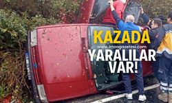 Alaplı'da kaza! Yaralılar var