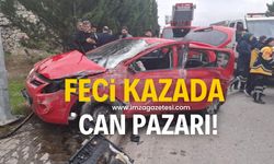 Aydınlatma direğine çarptı! Can pazarı