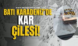 Batı Karadeniz'de Kar Çilesi! Yollar Kapandı, Okullar Tatil Edildi... | Düzce Haber