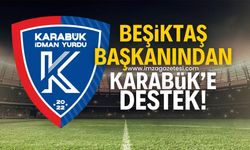 Beşiktaş başkanından Karabük İdman Yurdu’na destek!