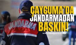 Çaycuma'daki ihbar jandarmayı harekete geçirdi! Jandarmadan baskın!