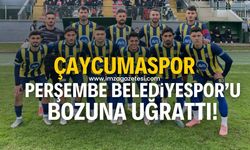 Çaycumaspor, Perşembe Belediyespor karşısında 6 gol buldu!