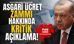 Cumhurbaşkanı Erdoğan'dan Asgari Ücret Zammı ile İlgili Kritik Açıklama! | Ekonomi Haber