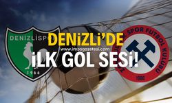 Denizlispor-Zonguldakspor FK maçında ilk gol sesi!