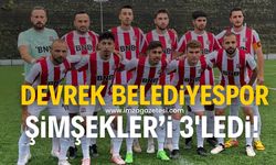 Devrek Belediyespor, en yakın rakibi Mavi Şimşeklerspor'u 3 golle geçti!