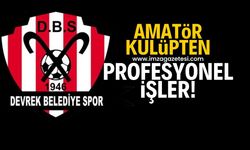 Devrek Belediyespor profesyonel işlere imza atıyor