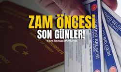 Ehliyet ve Pasaporta Yıl Sonu Çıkarması! Zamdan etkilenmemek için son günler...