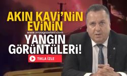 Elmas TV imtiyaz sahibi Akın Kavi'nin evinde yangın çıktı! O anlar görüntülendi