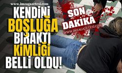 Emral Çarşısı'nda kendini boşluğa atmıştı! Kimliği belli oldu... | Zonguldak Haber