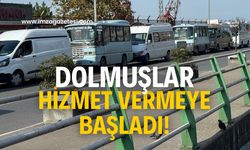 Dolmuşlar yeni yerinde!