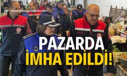 Pazarda imha edildi! Halkın sağlığı tehdit ediyordu