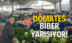 Pazarda büyük şok! Domates ve biber yarışıyor