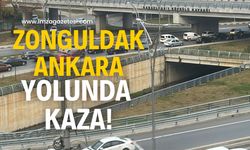 Zonguldak-Ankara yolunda kaza! Trafik kitlendi