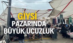 Giysi pazarına yoğun ilgi!