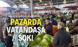 Pazarda vatandaşa şok!