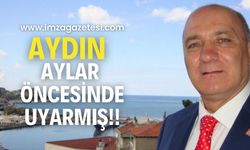 Turgut Aydın, kaza öncesinde uyarmış!