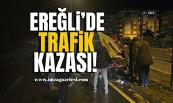 Ereğli’de Trafik Kazası! Motosiklet ve Otomobil Çarpıştı! | Ereğli Haber