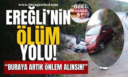 Ereğli’nin ölüm yolu! "Buraya Artık Önlem Alınsın!" | Ereğli Haber