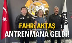 Fahri Aktaş, antrenmanı yakından takip etti