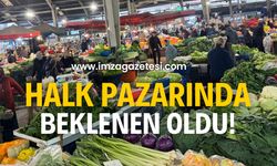 Halk pazarında beklenen düşüş oldu!