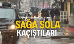 Hazırlıksız yakalandılar! Sağa sola kaçıştılar