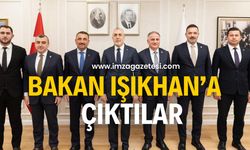 Zonguldak protokolü Bakan Işıkhan’ı ziyaret etti