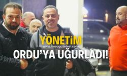 Harun Demir ve Yönetim Kurulu Üyeleri, takımı Ordu'ya uğurladı!